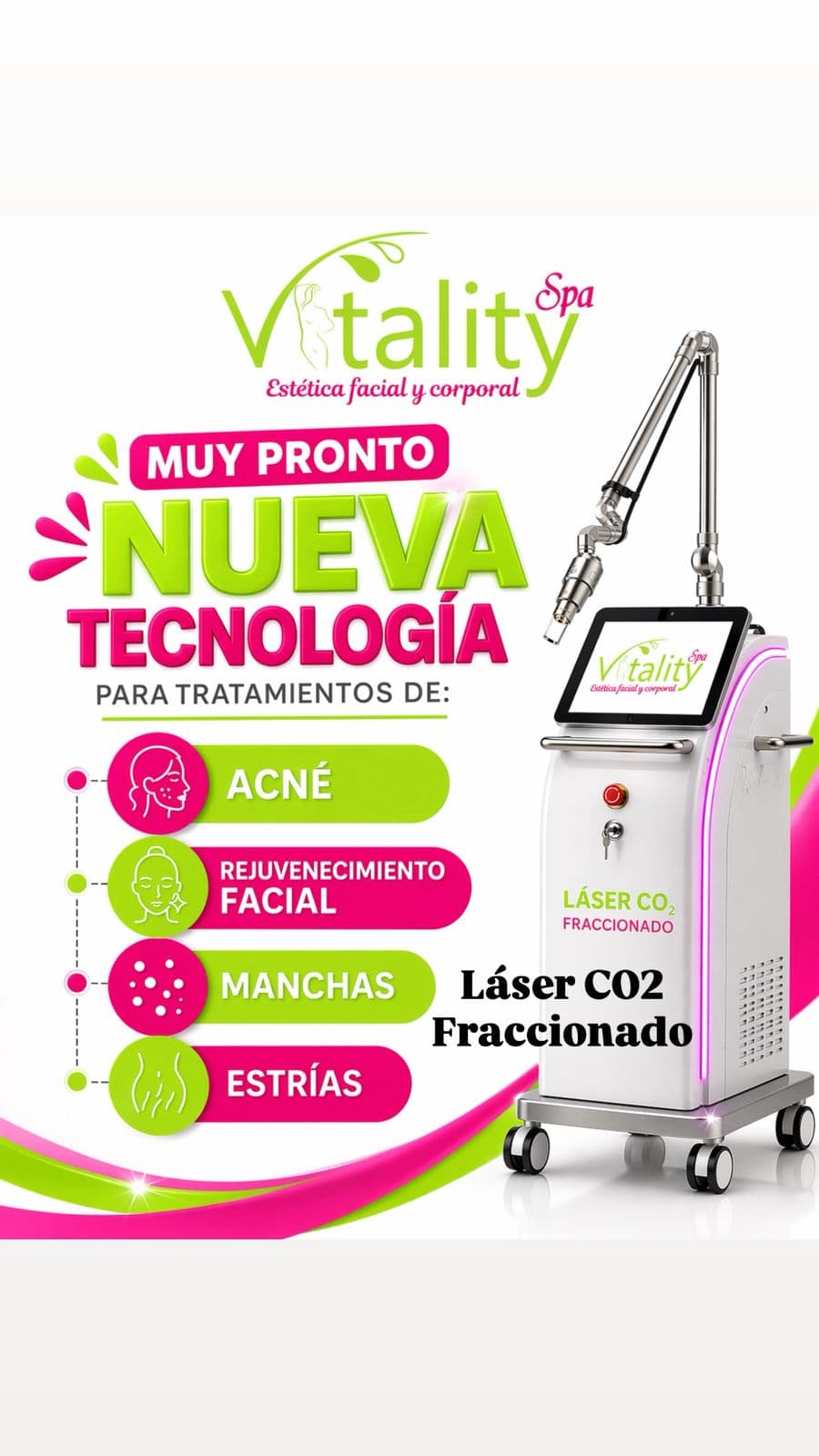 ⚡ Láser CO2 Fraccionado